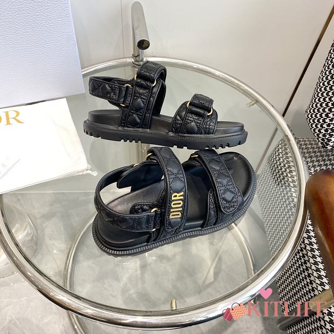 Kiltife Dior sandals black - sale off - 1