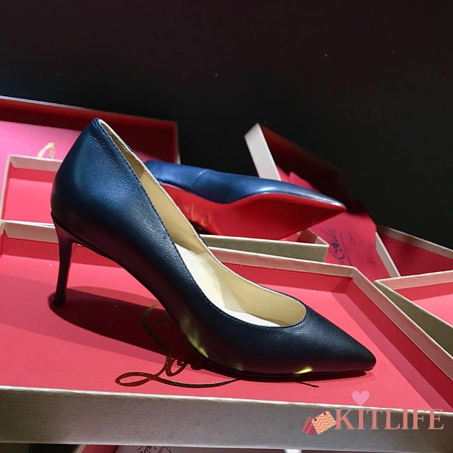 Kitlife Christian Louboutin heels black - 5cm - sale off - 1