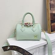 Kitlife Louis Vuitton speedy18 green bag - 18x12.5x11 cm - 1