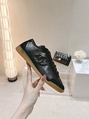 kitlife Chanel trainers Calfskin & Suede Calfskin Black sneaker  - 3