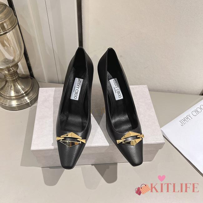 Jimmy Choo Women's Black Ryker Pumps 9cm - 1