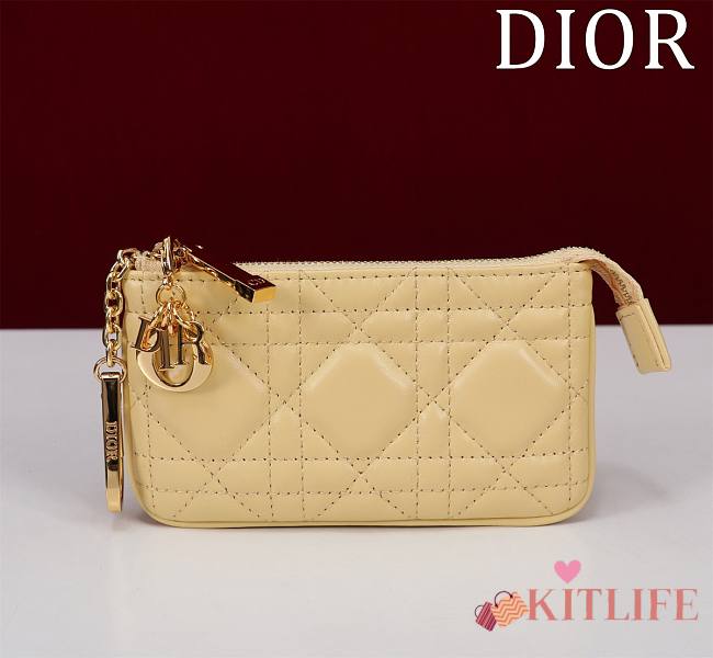 kitlife Dior mini card yellow - 14.5x7.6cm - 1