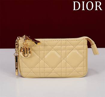 kitlife Dior mini card yellow - 14.5x7.6cm