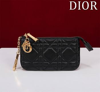 kitlife Dior mini card  black - 14.5x7.6cm