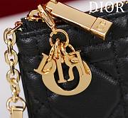 kitlife Dior mini card  black - 14.5x7.6cm - 4