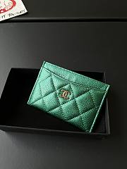 Kitlife Chanel CLASSIC FLIP WALLET green - 1