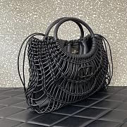 Kitlife Valentino Garavani AllKnots shopper black bag - 38x34x7 cm - 6