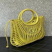 Kitlife Valentino Garavani AllKnots shopper yellow bag - 38x34x7 cm - 5