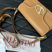 kitlife Valentino Garavani Mini Leather VLogo 1960 Cross-Body Bag Brown - 26 x 13 x 9 cm - 5