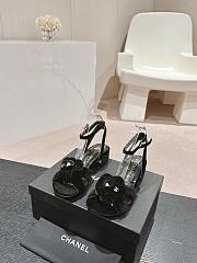 Kitlife Chanel sandlas black heels 35mm - 1