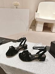 Kitlife Chanel sandlas black heels 35mm - 6