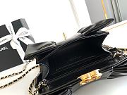 kitlife Chanel mini clutch black bag - 15x 22 X 4 cm - 5