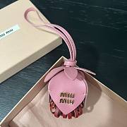 Miumiu Leather trick  keychain  - 1