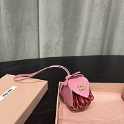 Miumiu Leather trick  keychain  - 2