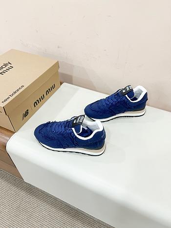 kitlife MIUMIU Denim sneakers Royal Blue 