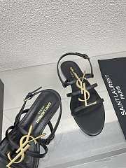 kitlife Yvette Saint Laurent sandals black - 6