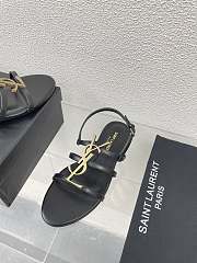 kitlife Yvette Saint Laurent sandals black - 3