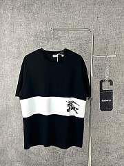 Kitlife burberry Stripe Cotton Men T-shirt white&black  - 2