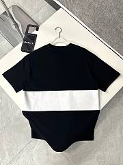 Kitlife burberry Stripe Cotton Men T-shirt white&black  - 3