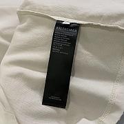   Balenciaga Unisex Men Tape Type Medium-fit T-shirt white - 3