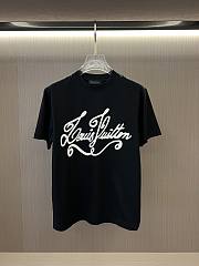 Louis Vuitton Men T-shirt black - 2