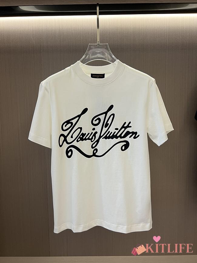 Louis Vuitton Men T-shirt white - 1