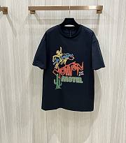 Louis Vuitton Graphic Embellished Cotton Men T-Shirt   - 1