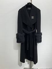 kitlife Chanel coat black - 1