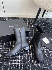 Kitlife Chanel boots Black soft leather - 6