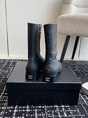 Kitlife Chanel boots Black soft leather - 3