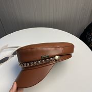 kitlife Chanel Hat brown soft leather - 6