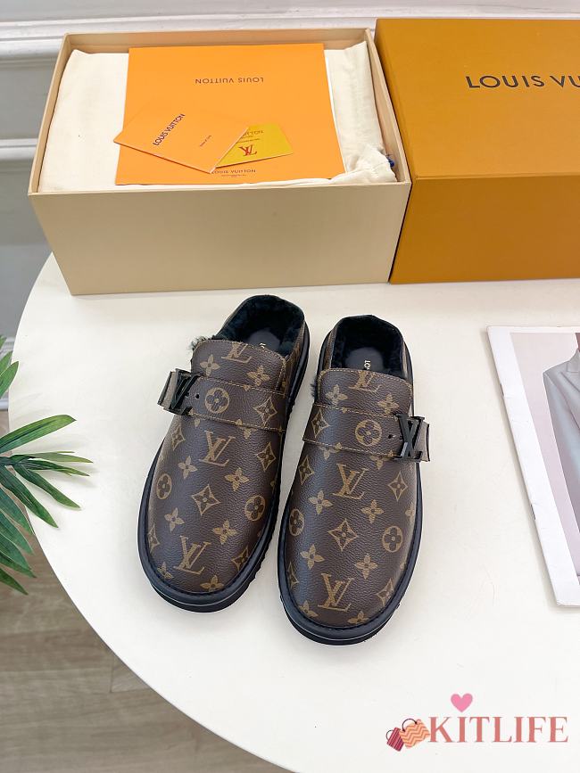 kitlife Louis Vuitton mules brown - 1