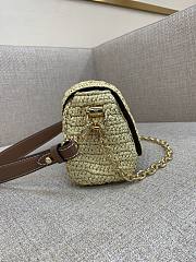 kitlife Louis Vuitton Twist West  woven raffia bag 23.5 x 12 x 7 cm - 5