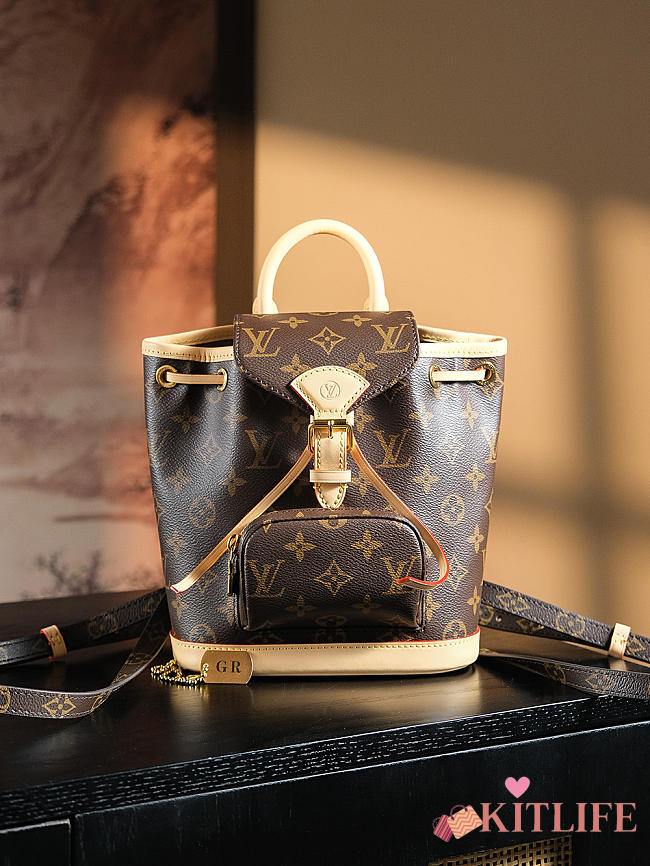 Kitlife Louis Vuitton Montsouris Backpack 24 x 25 x 12 cm - 1