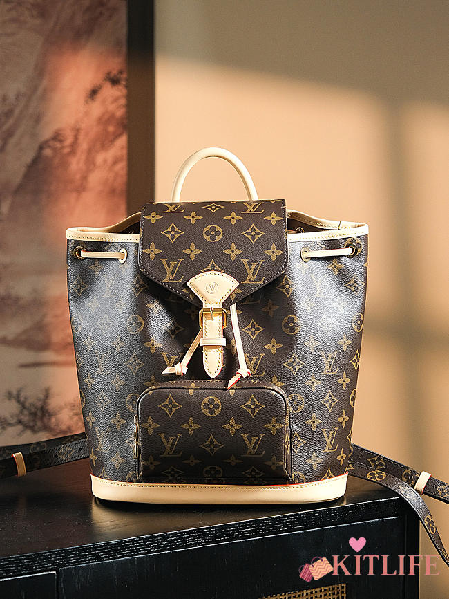 Kitlife Louis Vuitton Montsouris Backpack 28x30x18 cm - 1