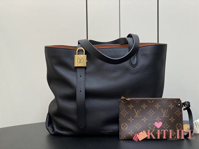 Kitlife Louis Vuitton Low Key Cabas MM bag black - M25342 - 47 x 30 x 14 cm - 1