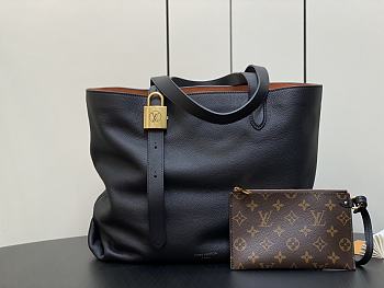 Kitlife Louis Vuitton Low Key Cabas MM bag black - M25342 - 47 x 30 x 14 cm