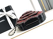 kitlife Chanel clucth black rose bag - 5