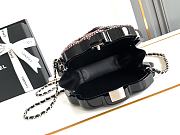 kitlife Chanel clucth black rose bag - 6