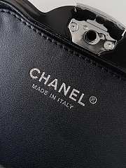 kitlife Chanel clucth black rose bag - 4