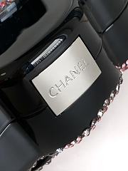 kitlife Chanel clucth black rose bag - 3