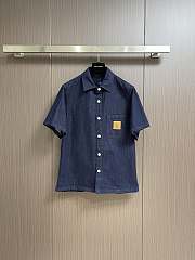 Louis Vuitton Men Shirt blue - 1