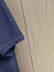 Louis Vuitton Men Shirt blue - 5