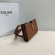 kitlife Celine 16 STRAP POCHETTE in SUPPLE CALFSKIN brown - 18.5 x 12 x 3 cm - 6