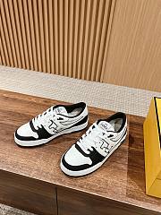 kitlife Fendi Match Sneakers Black leather low-tops - 1