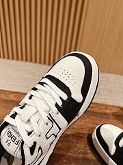 kitlife Fendi Match Sneakers Black leather low-tops - 5