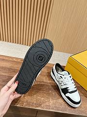 kitlife Fendi Match Sneakers Black leather low-tops - 3