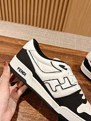 kitlife Fendi Match Sneakers Black leather low-tops - 4