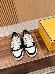 kitlife Fendi Match Sneakers Black leather low-tops - 2