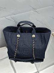 kitlife Chanel shopping bag denim 26 × 41 × 17 cm - 1